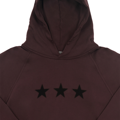 Star Hoodie [Burgundy]