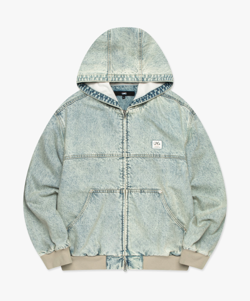 DENIM WORK HOODIE куртка light blue