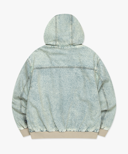 DENIM WORK HOODIE куртка light blue