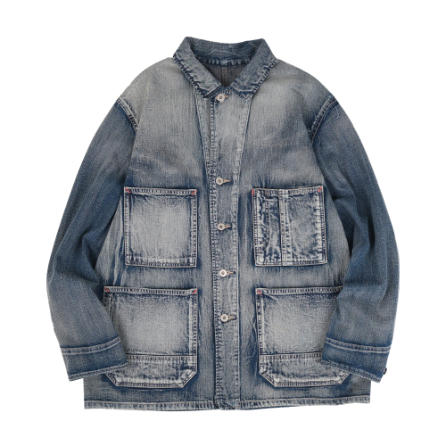 40s Vintage Coverall Jacket_Bleach