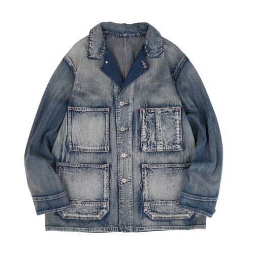 40s Vintage Coverall Jacket_Bleach