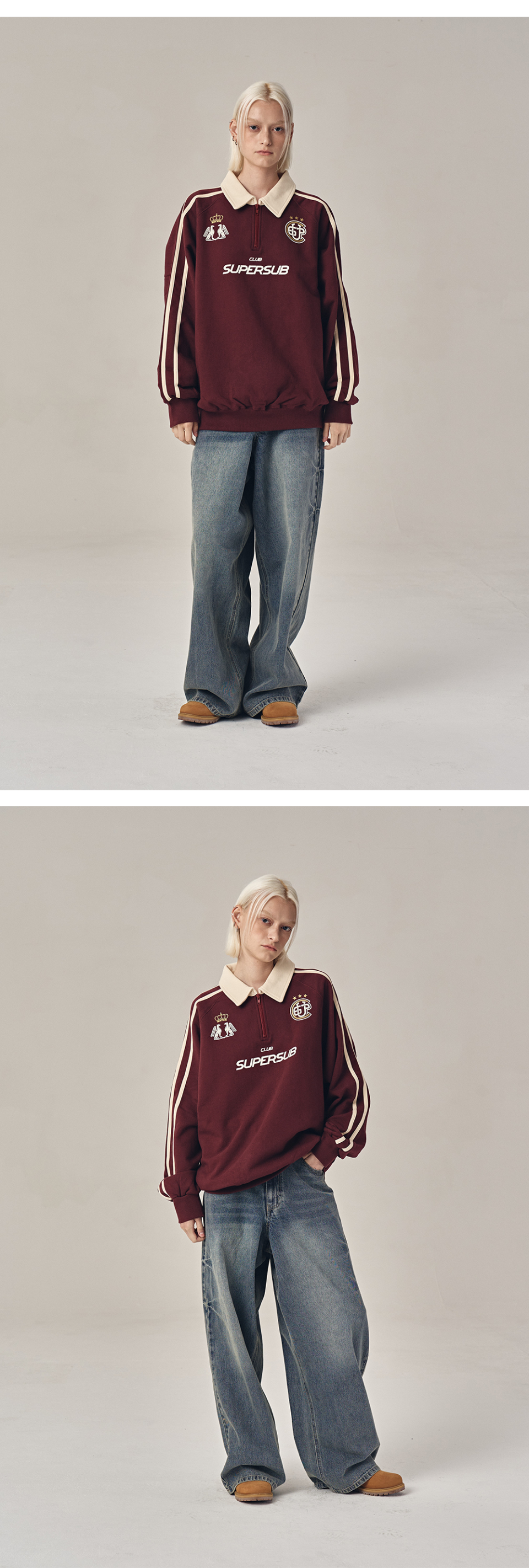 【SUPERSUB 】 CLUB REPLICA SWEATSHIRT MUSINSA | SUPERSUB Club Replica Sweatshirt [Off White]