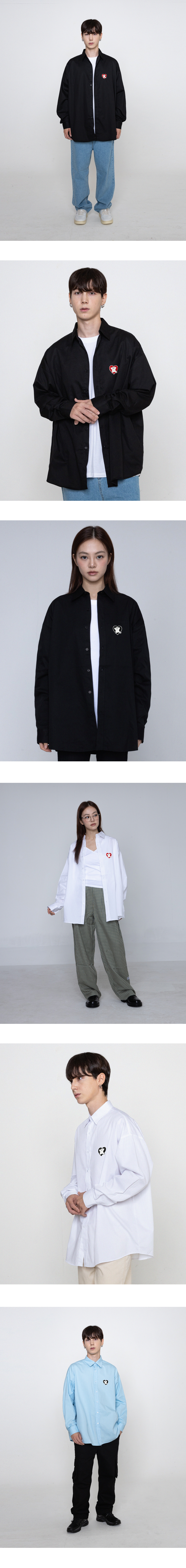 MUSINSA | GRAVER [UNISEX] Bear Heart Embroidered Basic