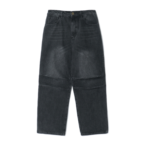 Glen Wide Baggy Denim брюки (черный)