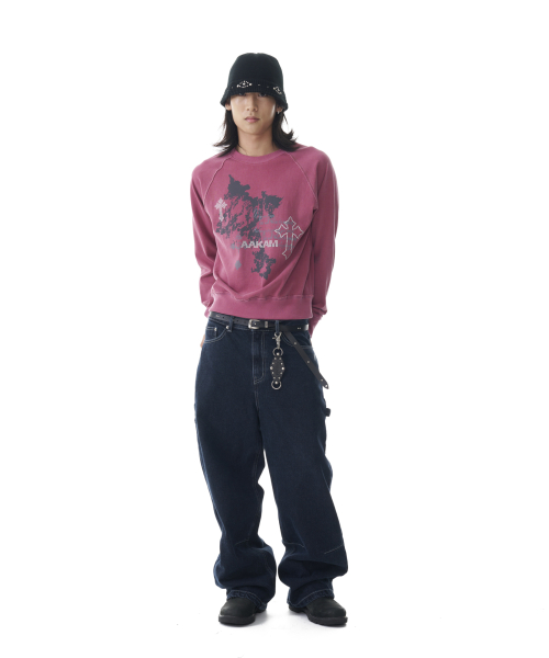 Cross Studded Sweatshirts (Pink) thumbnail 9