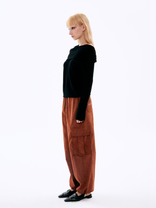 Paisley вельвет Pants_Brick