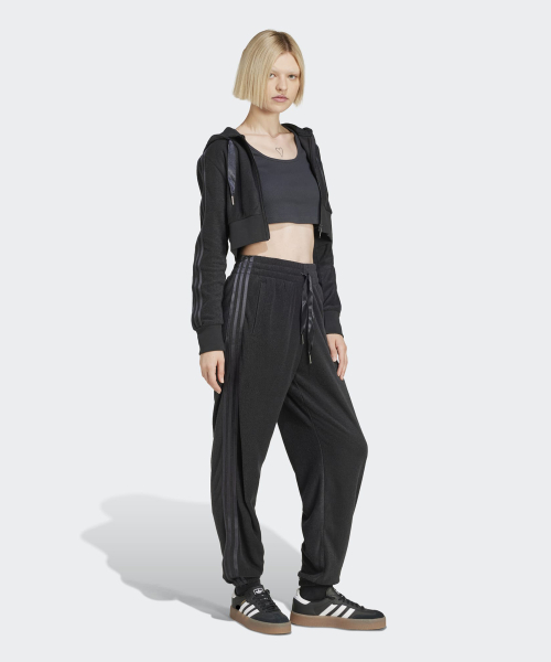 Укороченное худи на молнии - Black / JN3006