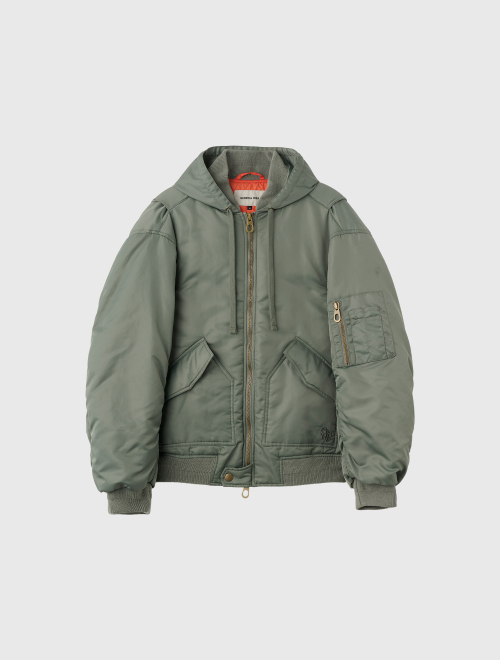 UNISEX худи флайт бомбер KHAKI / SBD3U07001