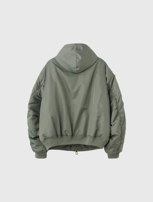 UNISEX худи флайт бомбер KHAKI / SBD3U07001