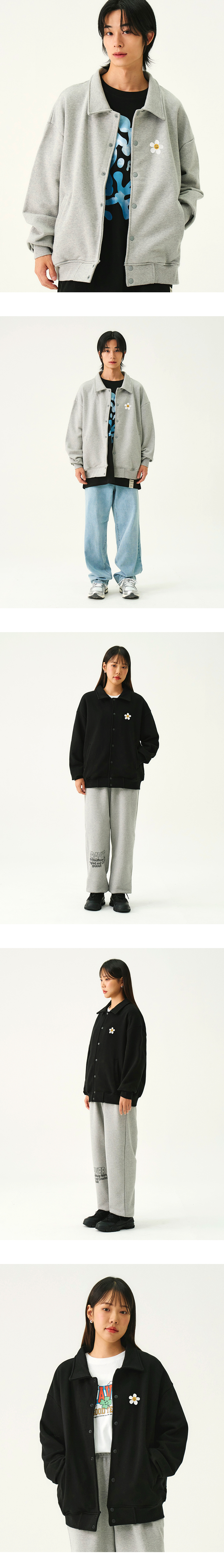 MUSINSA | GRAVER [UNISEX] Flower Dot Embroidery Stadium