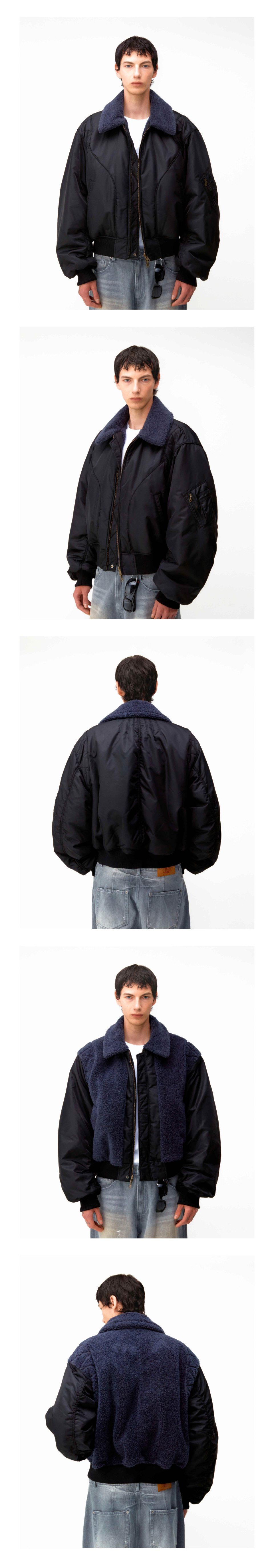 ジャケット・アウター COOR CWU Reversible Flight Bomber(Black) REVERSIBLE CWU-45P FLIGHT BOMBER JACKET BLACK - KND | 60