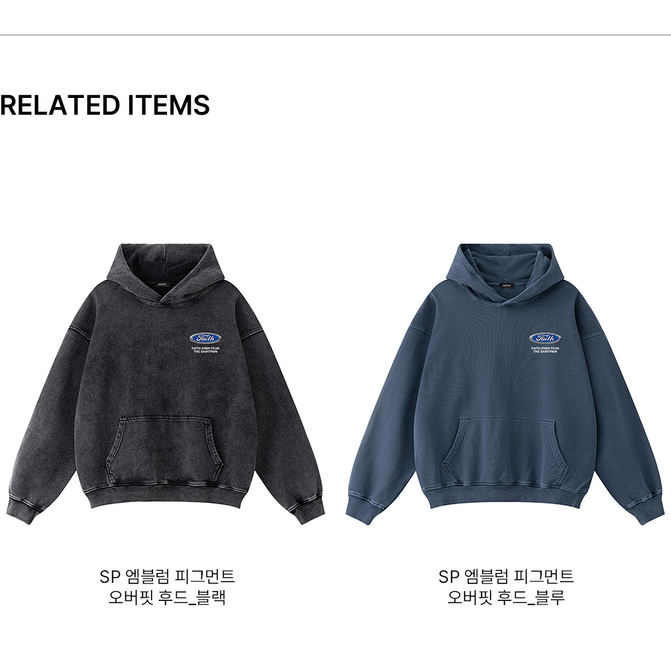 [SAINTPAIN] ★SP L SPRAY PIGMENT HOODIE MUSINSA | SAINTPAIN SP Heritage Pigment Overfit Hood Black