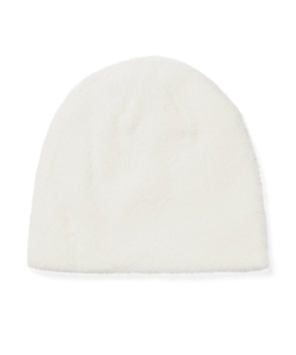 MUSINSA | thisisneverthat® Shaggy No Cuff Beanie Off White