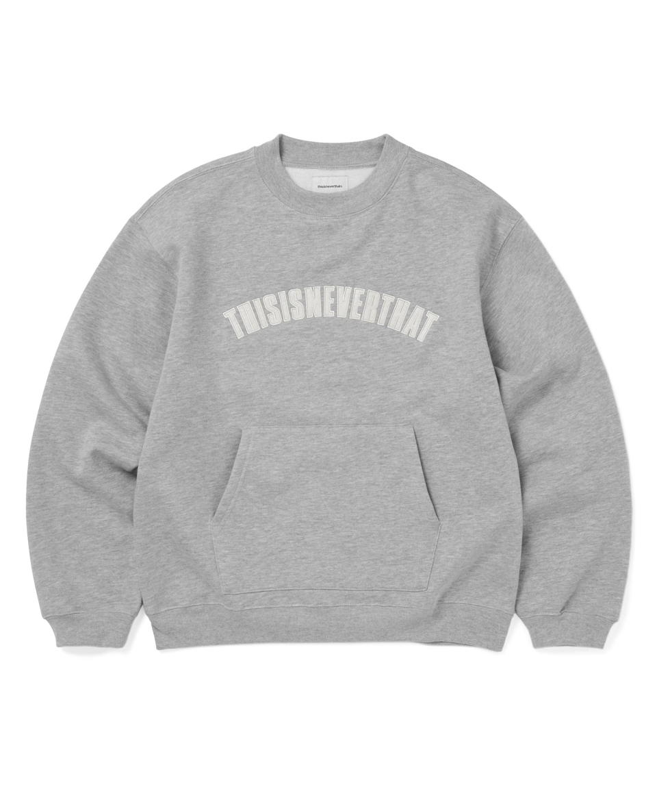 MUSINSA | thisisneverthat® Pocket Crewneck Heather Grey