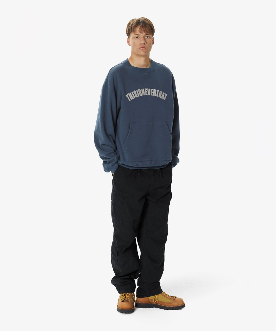 【THISISNEVERTHAT】Pocket Crewneck Deep Water MUSINSA | thisisneverthat® Pocket Crewneck Deep Water