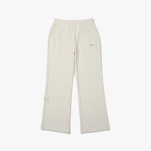 Trento Corduroy брюки-клёш женские OFF WHITE