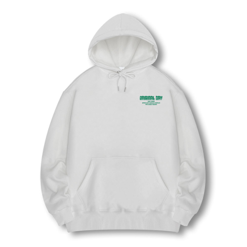 Худи Original Color Font (с начесом на выбор) [White]