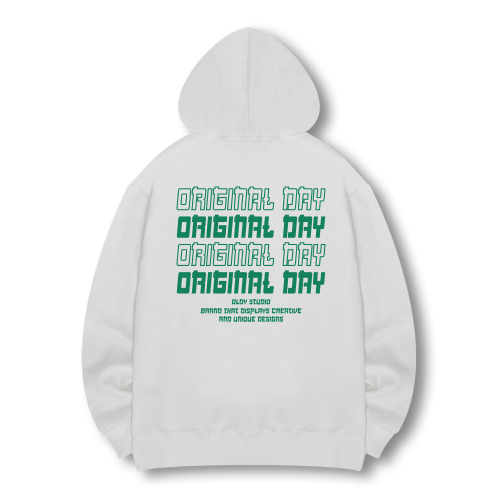 Худи Original Color Font (с начесом на выбор) [White]