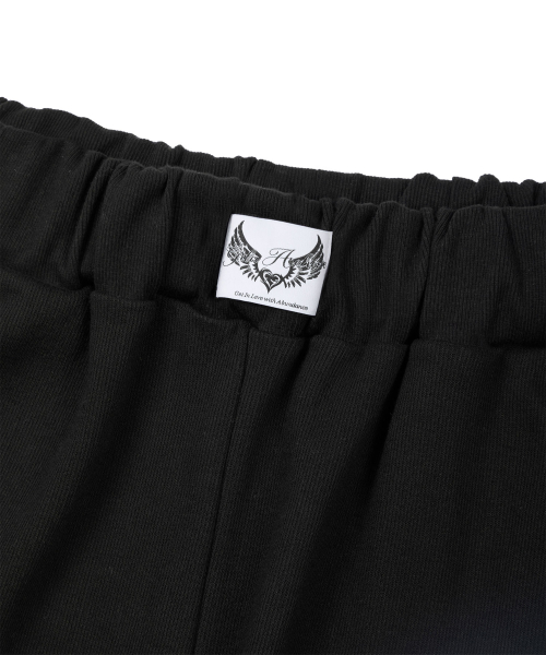 LETTERING LOGO SWEATPANTS_BK