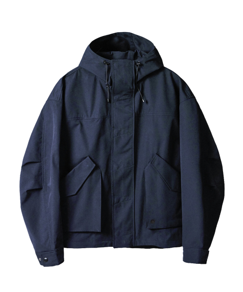 3 Layer Hard Shell Short-Jacket - NAVY