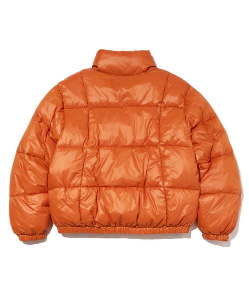 Глянцевый пуховик Dew (Orange)