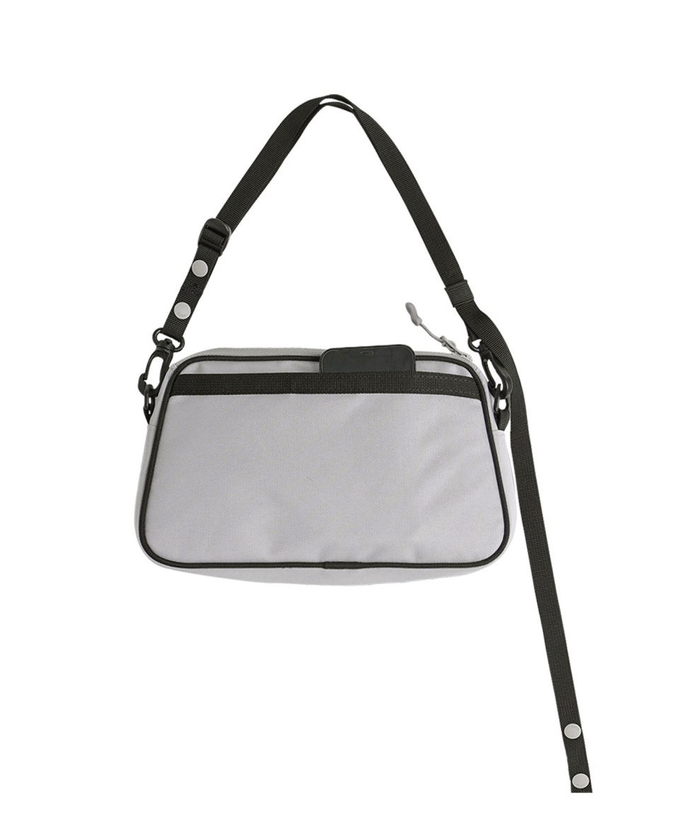 ◆ojos◆ Trapezoid Nylon Hobo Bag Grey 24FW-AC01-GR MUSINSA | OJOS Trapezoid Nylon Hobo Bag / Grey
