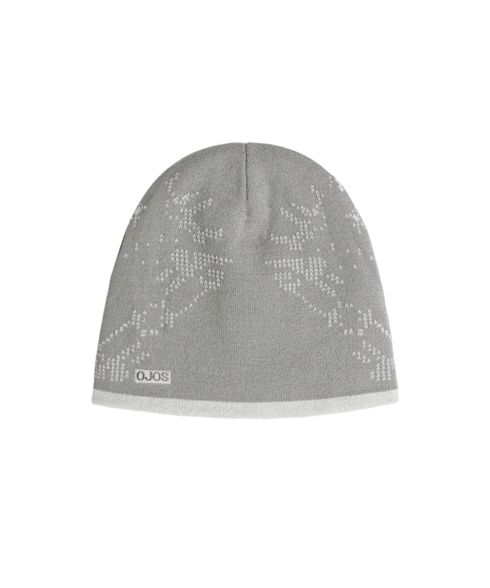 ニットキャップ・ビーニー ojos Scattered Graphic Reversible Beanie BSA097 OJOS】24fw Scattered Graphic Reversible Beanie