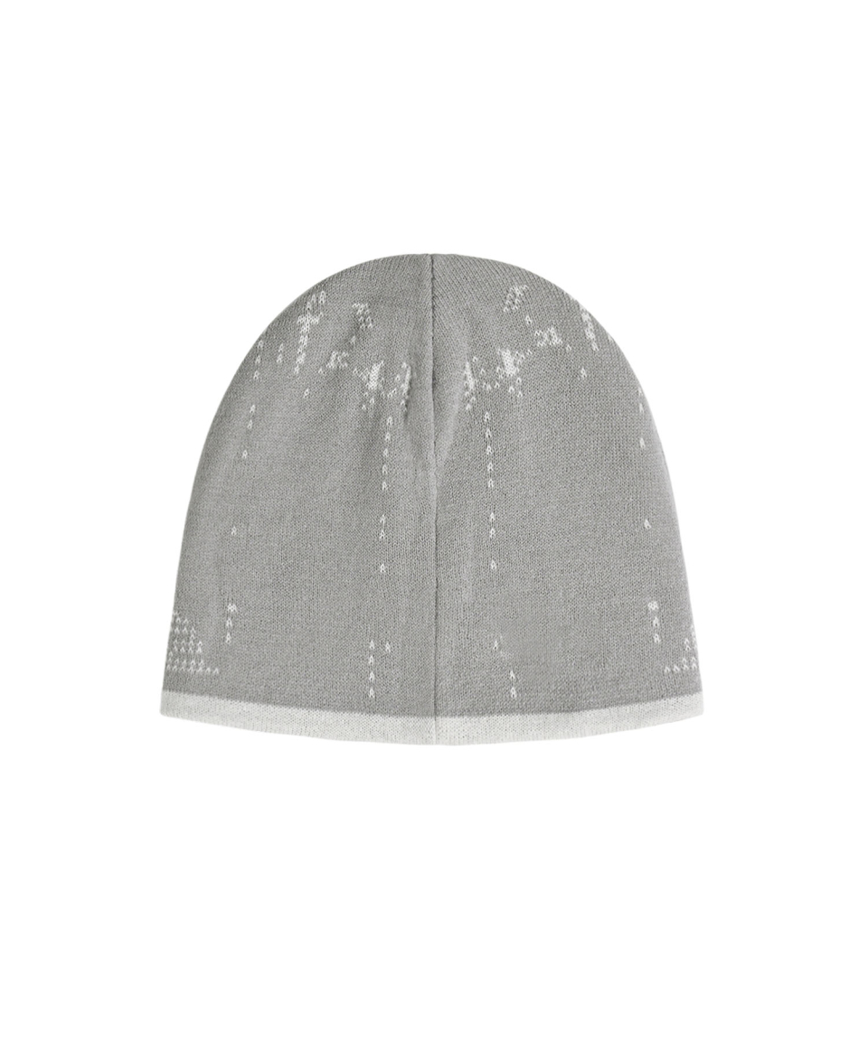 ニットキャップ・ビーニー ojos Scattered Graphic Reversible Beanie BSA097 OJOS】24fw Scattered Graphic Reversible Beanie
