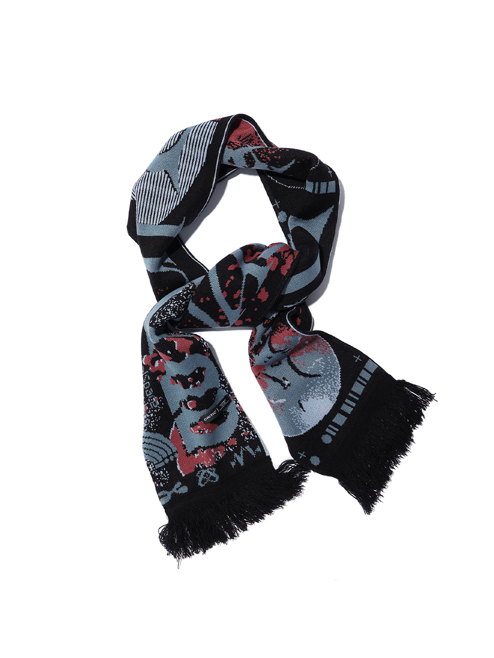 帽子・その他 CRITIC CRITIC INVASION JACQUARD MUFFLER BLACK CTACED001BK MUSINSA | CRITIC CRITIC INVASION JACQUARD MUFFLER BLACK