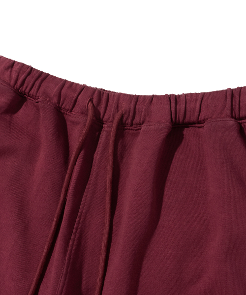 PIGMENT TAG PANTS - BURGUNDY