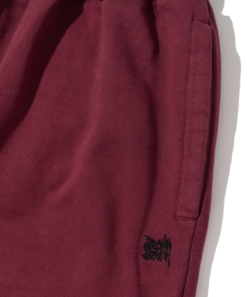 PIGMENT TAG PANTS - BURGUNDY