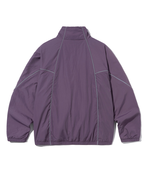 TAG NYLON TRACK JACKET - PURPLE