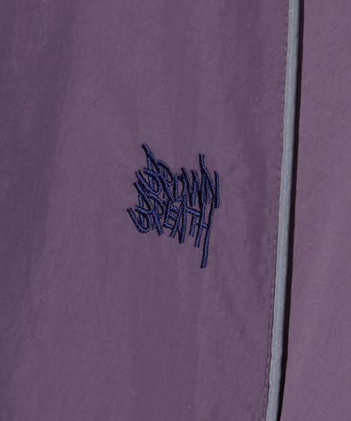 TAG NYLON TRACK JACKET - PURPLE