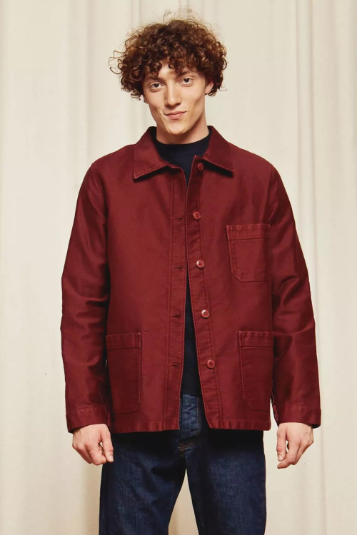 (M)Genuine Lmsm Work Jacket_Burgundy