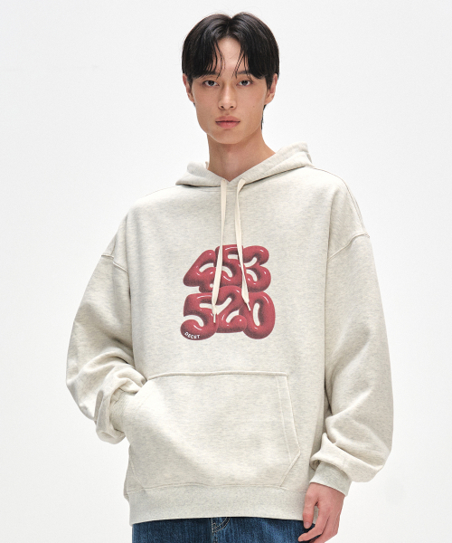 3D 453520 Hoodies DCHD003WOatmeal