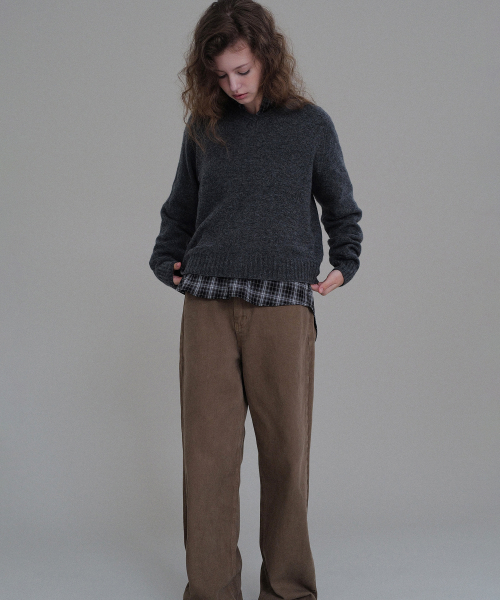 Harven dyed denim (brown)
