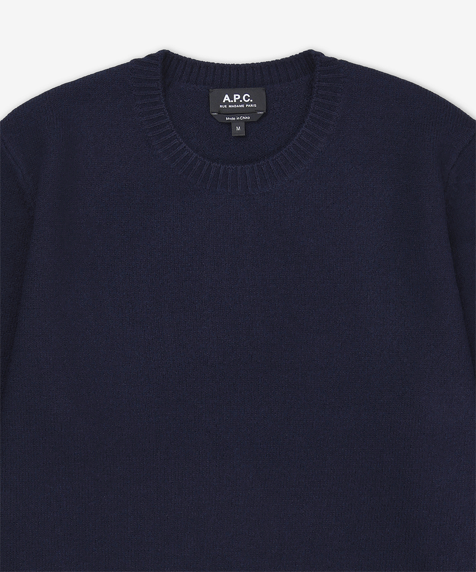★送料・関税込★A.P.C.★A.P.C. EDWARD KNIT★NAVY MUSINSA | A.P.C. Edward Knit - Dark Navy / WVBDJH23059IAK