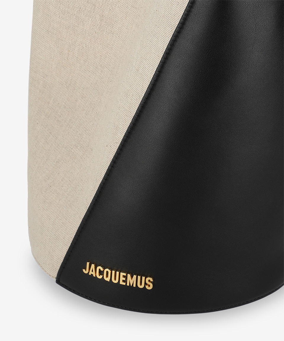 MUSINSA公式 | JACQUEMUS Le Petit Tourni Tote Bag - Black