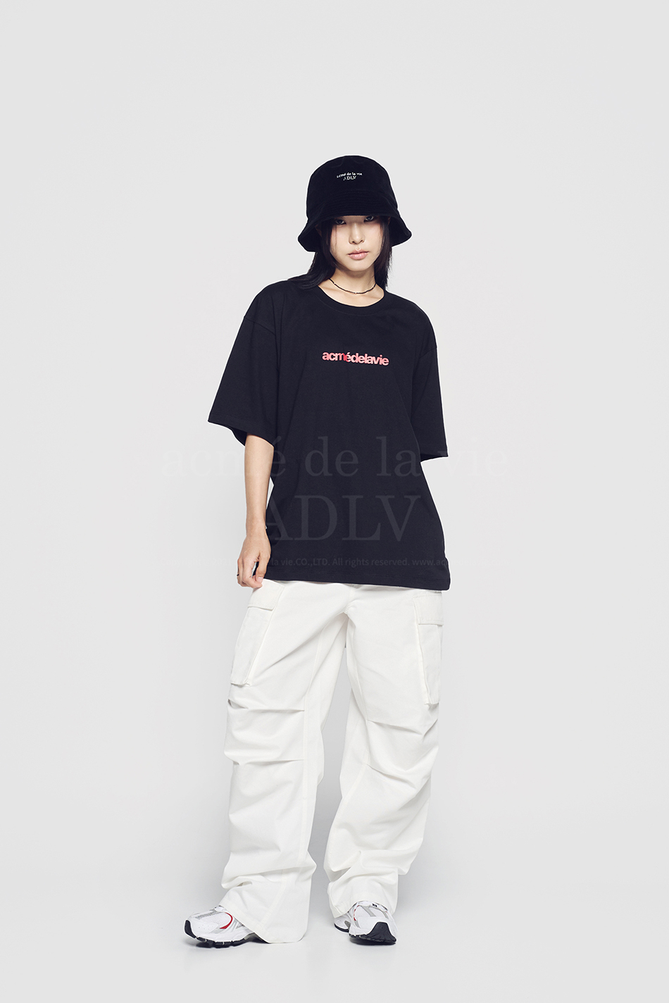 MUSINSA公式 | acmé de la vie CONNECT LOGO BASIC SHORT SLEEVE