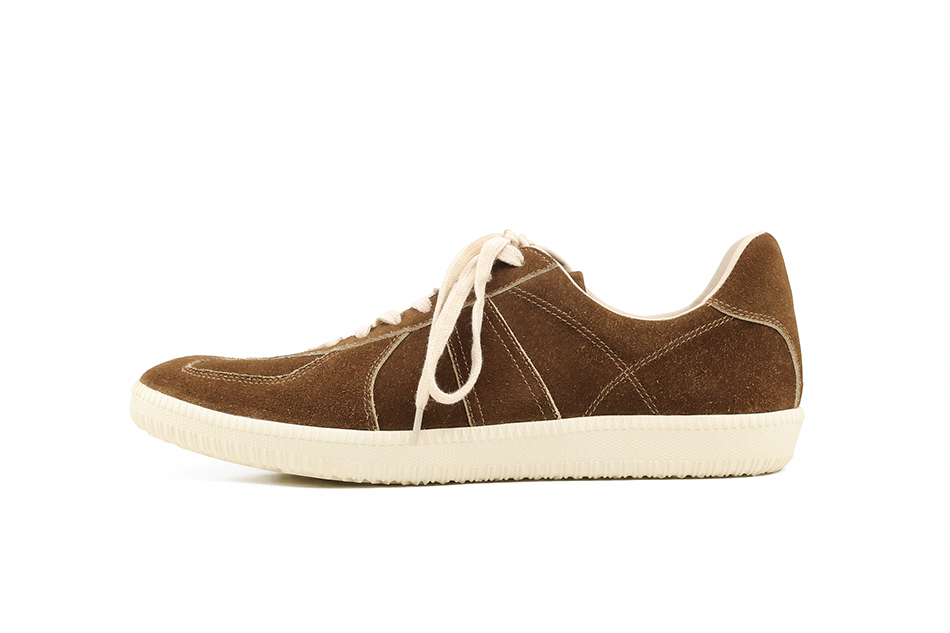 MUSINSA | YASE Grima 8 Hole Suede German Army Sneakers Brown