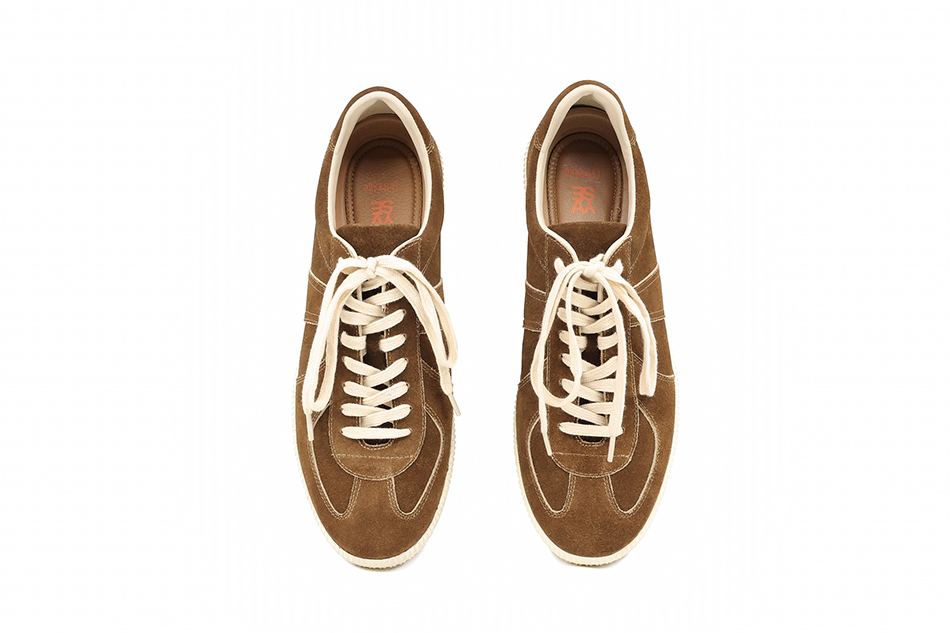 スニーカー YASE Grima 8-hole suede German army sneakers brown MUSINSA | YASE Grima 8 Hole Suede German Army Sneakers Brown