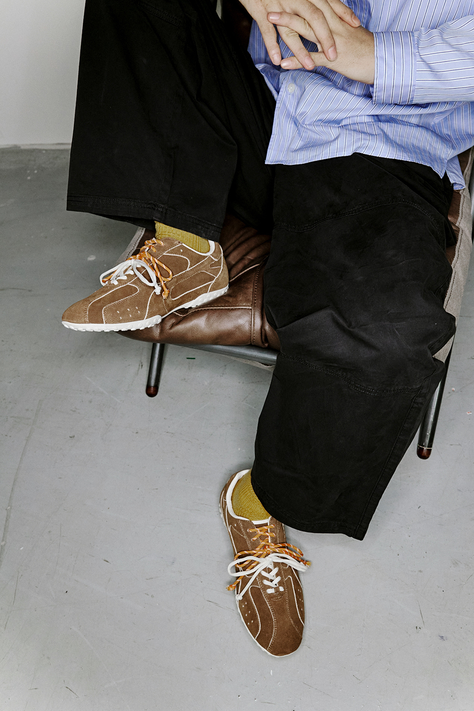 スニーカー YASE Spider suede sneakers brown MUSINSA | YASE Spider Suede Sneakers Brown
