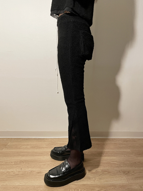 CHECK COMBI TERRY PANTS
