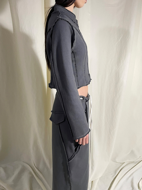 RAW SEAM TRACK JACKET