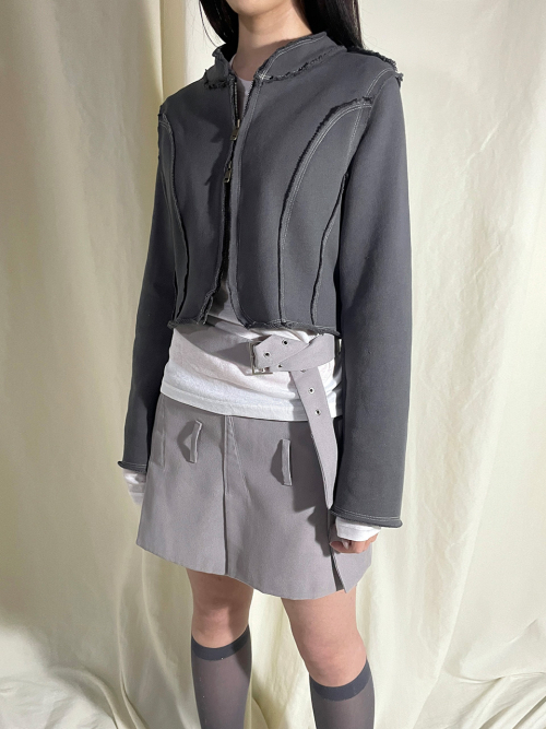 RAW SEAM TRACK JACKET