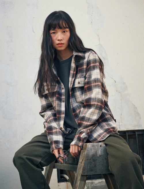 Skoll Check Shirt Brown