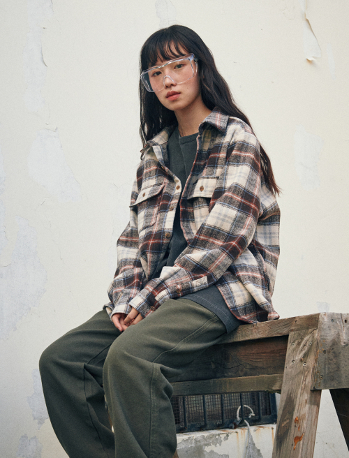 Skoll Check Shirt Brown
