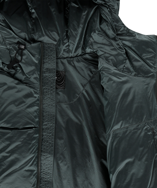 Faded Goose Down Short Puffer — Khaki