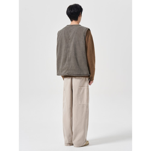 Утепленный жилет из хлопка Khaki