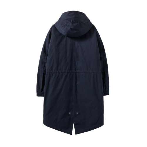GREENFORD DETACHABLE LINER LONG FIELD JACKET - D/NAVY (P244MCT510)